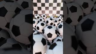 Soccer Balls ⚽ on spiral stair