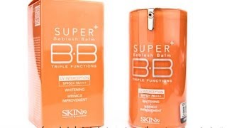 Skin79 orange super plus triple function BB Vital Cream demo, review and 5 min makeup tutorial