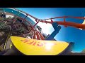 santa monica pier roller coaster 360° on ride pov front row on the west coaster pacific park ca