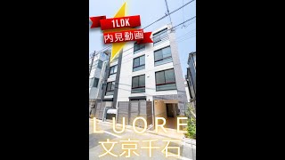 ＬＵＯＲＥ文京千石　1LDK　内見動画