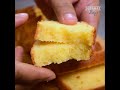 orange cake in a blender