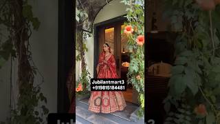 Jubilantmart3 stunning red Punjabi bridal lehenga order at +919815184481