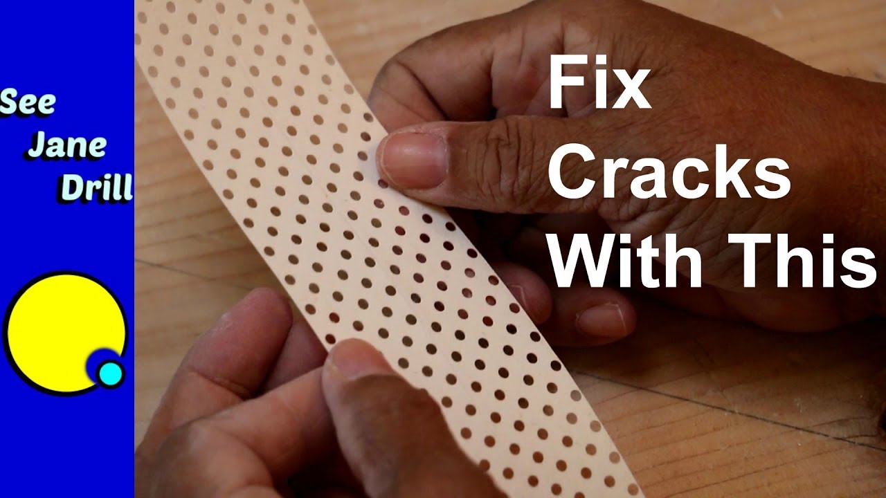 How To Repair Stress Cracks In Walls And Ceilings - YouTube