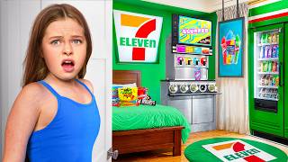 I Built a SECRET 7-11 in My Daughter's Room and Hid It From Her