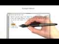 Triangle Pattern - Intro to Java Programming