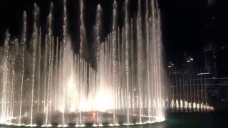 Dubai Fountain / Фонтаните в Дубай, 2015