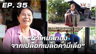 สารคดีชุด ก้าวเพื่อชัยชนะ ตอน ผ้าไหมสีทองจากเปลือกเมล็ดคามีเลีย | EP.35