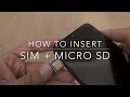 How to insert SIM and micro SD - Redmi Note 7