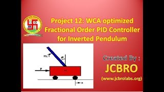 EEE Project 5: WCA Optimized FOPID Controller for Inverted Pendulum