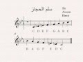 Hijaz scale with notation نوتة : عاصم البني