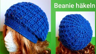 Häkelmütze, einfache Beanie häkeln