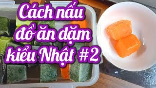 Nấu 1 TUẦN đồ ăn dặm cho bé 5 tháng - 6 tháng trong 1 tiếng # Ăn dặm kiểu nhật P2