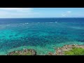 ４ｋ 「宮古ブルー 空撮ドローン」「miyako blue aerial shoot by a drone」【宮古島　海　サンゴ　絶景　魚　シュノーケリング　水族館　観光】