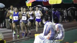 平成国際大記録会 5000m11組  一色(GMO)1本目/駿河台大新外国人選手 2017.10.21