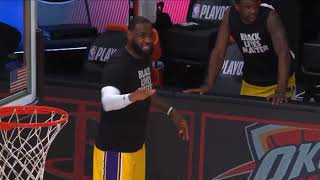 LeBron James GOES OFF from the bench! “It’s our ball” | Lakers vs Blazers Game 2 |