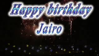 Happy birthday Jairo