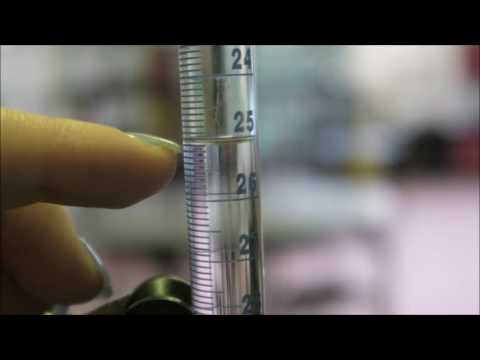 What are the decimal places for burette reading?
