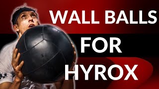 Wall Balls for Hyrox - Form and Training Tips