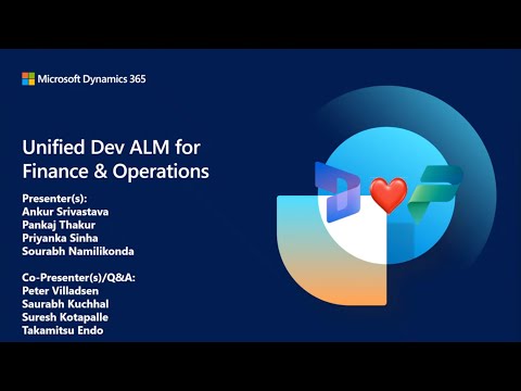 ALM de desarrollo unificado para finanzas y operaciones Dynamics 365 FastTrack Tech Talk