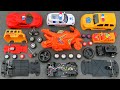 Fixing Parts of Detached Toy Vehicles by Toy's Freak | Sports Motorbike, Police Cars, School Bus