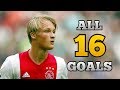 Kasper Dolberg ● All 16 Goals in Eredivisie ● 2016/17｜Ajax｜HD