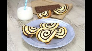 Cialde spirale di cioccolato: croccanti, sfiziose e originali!