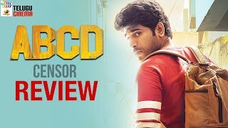 ABCD Movie censor REVIEW | Allu Sirish | Rukshar Dhillon | Master Bharath | Mango Telugu Cinema