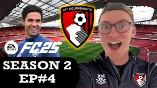 EA FC 25 AFC BOURNEMOUTH CAREER MODE SEASON 2 EPISODE 4 - BOURNEMOUTH VS ARSENAL