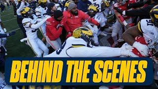 Derrick Moore gives insight into drama during Michigan vs. Ohio State game I #GoBlue