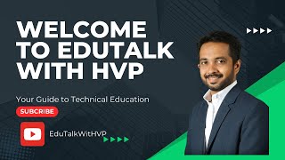 Welcome to EduTalk with HVP | Mechanical Engineering