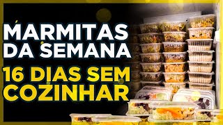 🥰🔥COMO FAZER AS  MARMITAS PRA SEMANA CARDÁPIO COMPLETO, FÁCIL E SAUDÁVEL