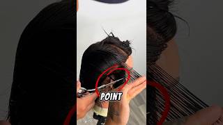 Quick fix that can help you cut hair more even and precise #haircut #scissor #evencut #barber #desi