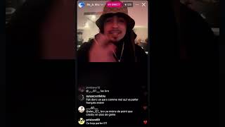 WHITE-B INSULTE ENIMA ET LE MENACE EN LIVE SUR INSTAGRAM