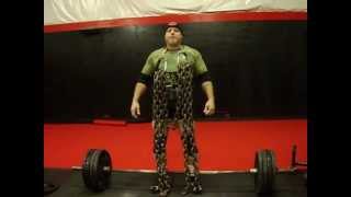 Pat Roberts Deadlifts w/ Neck Strap Harness \u0026 Chains