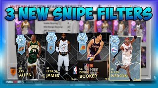 NBA2K18 3 NEW SNIPE FILTERS, DIAMOND AND CRAZY SMALL FORWARD SNIPE FILTER - MAKING MT IN NBA2K18