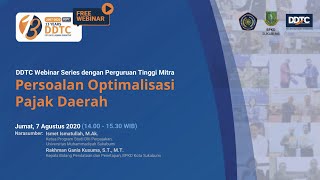 Webinar Series - Persoalan Optimalisasi Pajak Daerah