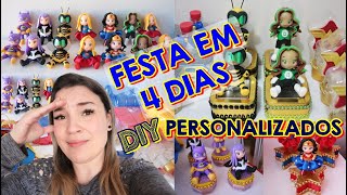 FAZENDO OS PERSONALIZADOS - 4 DIAS ANTES DA FESTA