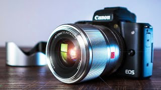 VERY SHARP PRIME LENS!  Viltrox AF 23mm F/1.4 with Canon M50, M6 Mark II. Review