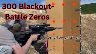 Supersonic 300 blackout battle zeros- tested!