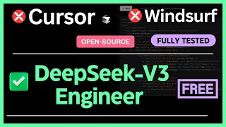 DeepSeek-V3 Engineer: This New AI Coding Agent is EASY TO USE, PORTABLE \u0026 LOW-COST!