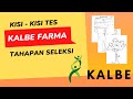 PT Kalbe Farma  - Tahapan Seleksi lengkap dan Kisi kisi Psikotes Update 2022