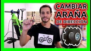 🕷 CÓMO INSTALAR ARAÑA DE DIRECCIÓN de la BICICLETA MTB. 🛠 (sin útiles especiales)