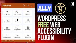 Ally - WordPress Free Web Accessibility Plugin Tutorial #wordpress