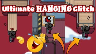 The Ultimate Hanging Glitch In AIRSHIP | Among Us Airship Glitches And Bugs