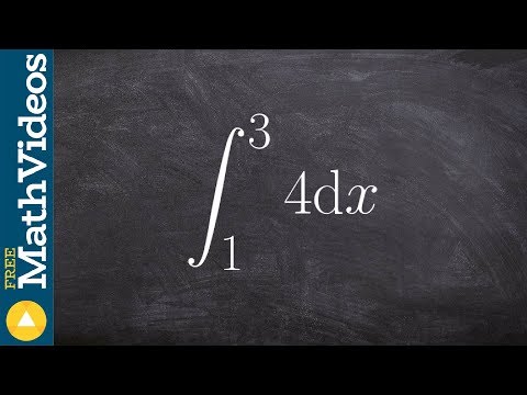 What is the integral of a constant number?