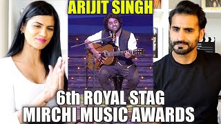 ARIJIT SINGH with his soulful performance | 6th Royal Stag Mirchi Music Awards | REACTION!!