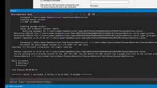 Building Exes with PowerShell using PowerShell Pro Tools for Visual Studio