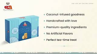 Coconut Cookies | Crispy Tropical Delights | LAL Sweets | Order Now