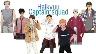 Haikyuu Captain squad!  100 sub special 💜💜💜