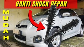 Cara Ganti Shock Breaker Depan Mobil | Toyota Yaris | Tutorial Lengkap